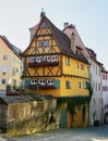 Gingerbread House on the Romantic Road, Rothenburg, Germany Royalty Free Stock Photo