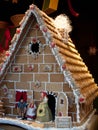 Gingerbread house in Vienna Christmas Market Royalty Free Stock Photo