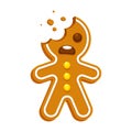 Gingerbread man cookie