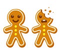 Gingerbread man cookie