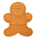 Gingerbread Man Isolated Royalty Free Stock Photo