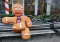 Gingerbread Man street near candy shop