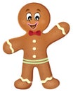 Gingerbread man theme image 1 Royalty Free Stock Photo