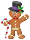 Gingerbread man theme image 3 Royalty Free Stock Photo