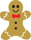 Gingerbread man border Royalty Free Stock Photo