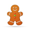 Gingerbread man Royalty Free Stock Photo