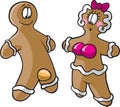 Gingerbread Man and Woman