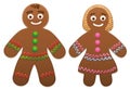 Gingerbread Man Woman Love Couple