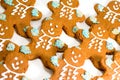 Gingerbread men Royalty Free Stock Photo
