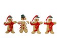 Gingerbread men Royalty Free Stock Photo