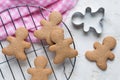 Gingerbread men cookies. Royalty Free Stock Photo