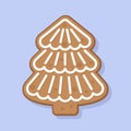 Adorable Gingerbread Cookie Set with Festive Holiday Designs Royalty Free Stock Photo