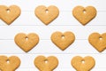 Gingerbread shape heart.