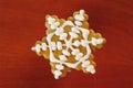 Gingerbread snowflake