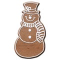 Gingerbread snowman