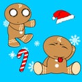 Gingerman cartoon xmas set7