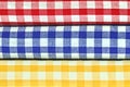 Gingham Cloths Royalty Free Stock Photo