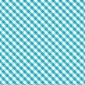 Gingham Cross Weave, Aqua, Seamless Background Royalty Free Stock Photo
