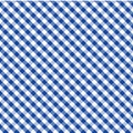 Gingham Cross Weave, Blue, Seamless Background Royalty Free Stock Photo