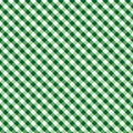 Gingham Cross Weave, Green, Seamless Background