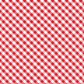 Gingham Cross Weave, Red, Seamless Background