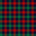 Gingham pattern in blue, red, green for winter designs. Herringbone vichy seamless check plaid for dress, bag, jacket, coat, skirt