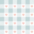 Gingham pattern. Seamless pastel vichy backgrounds for tablecloth, dress, skirt, napkin, or other design. Colorful and Royalty Free Stock Photo