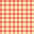 Gingham Pattern. Seamless tomato moccasin classic checkered pattern. Good for belts, bags, scarves, ties, shawls and other