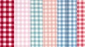 Gingham Patterns In Pastel Softness A Cottagepunk Delight