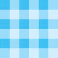 Gingham blue checkered seamless pattern. Plaid repeat design background.