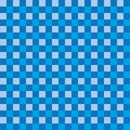 Gingham blue checkered seamless pattern. Plaid repeat design background.