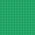 Gingham green checkered seamless pattern. Plaid repeat design background.