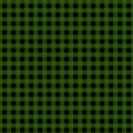 Gingham seamless green and black pattern. Texture from squares for plaid, tablecloths, clothes, shirts, dresses, paper, bedding,