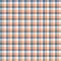 Gingham seamless orange pattern. Texture for plaid, tablecloths, clothes, shirts,dresses,paper,bedding,blankets,quilts and other