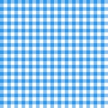 Gingham seamless pattern. Blue Italian tablecloth. Picnic tale c Royalty Free Stock Photo