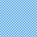 Gingham seamless pattern. Blue Italian tablecloth. Picnic tale cloth vector. Royalty Free Stock Photo