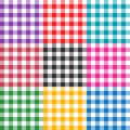 Gingham seamless pattern.