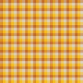 Gingham seamless yellow pattern. Texture for plaid, tablecloths, clothes, shirts,dresses,paper,bedding,blankets,quilts and other Royalty Free Stock Photo