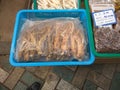 Gingseng in Korean traditional market