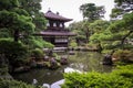 Ginkaku-ji temple and its picturesque grounds, Kansai Province, Kyoto, Japan Royalty Free Stock Photo