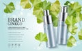 Ginkgo cosmetic ads