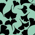 Ginkgo seamless pattern for fabrics and textiles and packaging and gifts and cards and linens