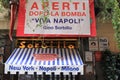 Gino Sorbillo Antica Pizzeria Via dei Tribunali Naples Royalty Free Stock Photo
