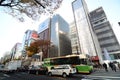 GINZA, JAPAN - NOV 26 : Landmark of Ginza shopping area. The popular tourist spot in Tokyo.