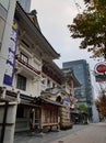 Ginza Kabukiza Theatre, Quiet Early Morning Royalty Free Stock Photo