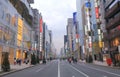 Ginza shopping street Tokyo