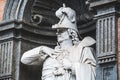 Gioacchino Murat statue at the entrance of Royal Palace in Naples,