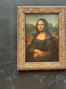 Gioconda by Leonardo da Vinci at the Louvre Museum in Paris, France Royalty Free Stock Photo