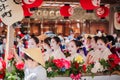 Gion Matsuri Festival, Hanagasa Junko Parade. Kyoto, Japan. Royalty Free Stock Photo