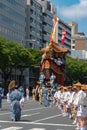 Gion Matsuri Festival, the most famous festivals in Japan Royalty Free Stock Photo